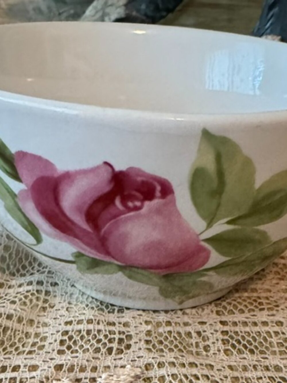 Pfaltzgraff ceramic bowl in the floral "Emma" pattern